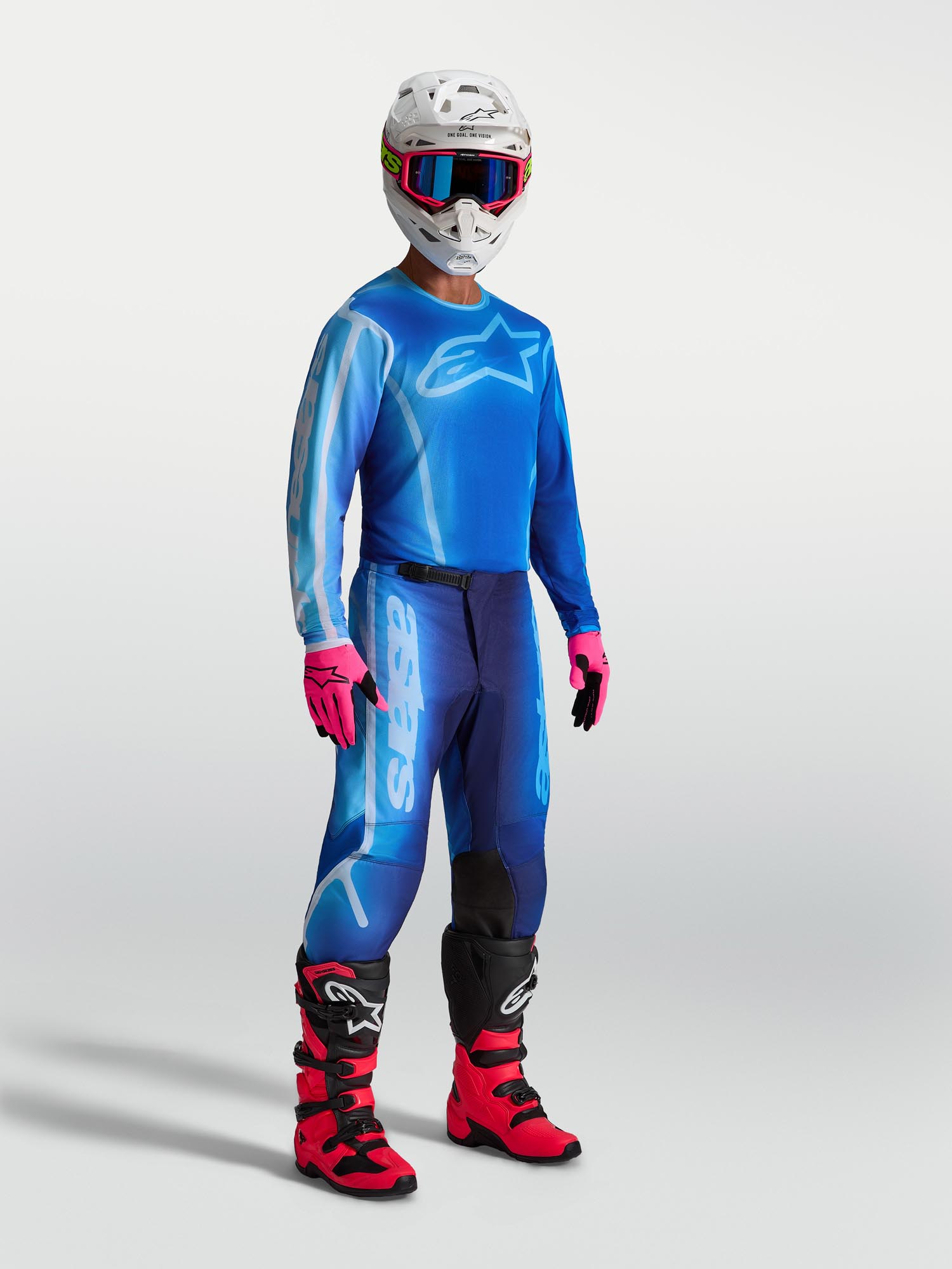 Alpinestars Fluid Kepler Φανέλα μοτοκρός μπλε/γαλάζιο M Γράφημα 3