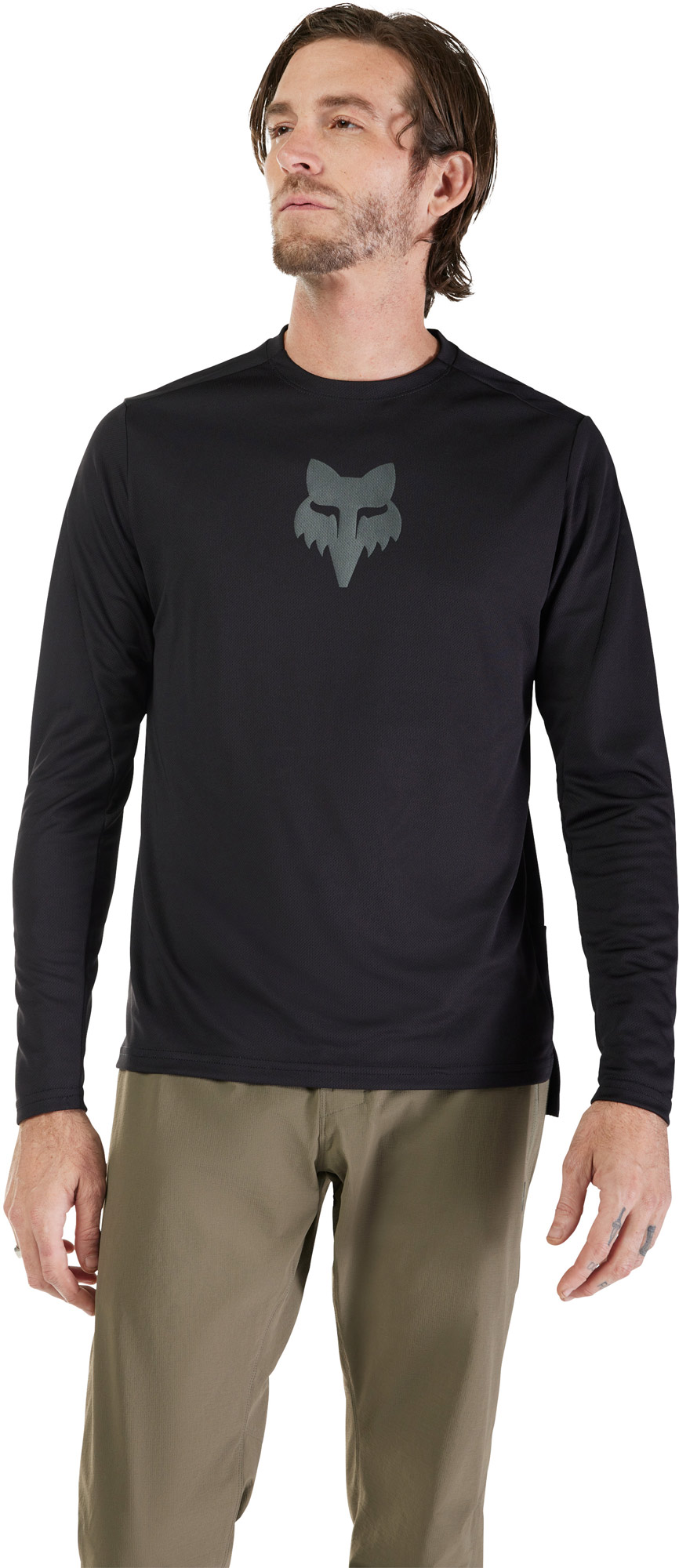 FOX Ranger Fox Head LS Cykeltrøje Sort M Figur 3