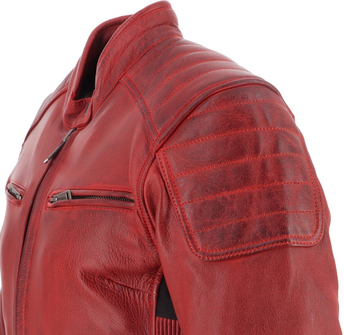 Helstons Jody Ladies Motorcycle Leather Jacket red XXL Figure 7