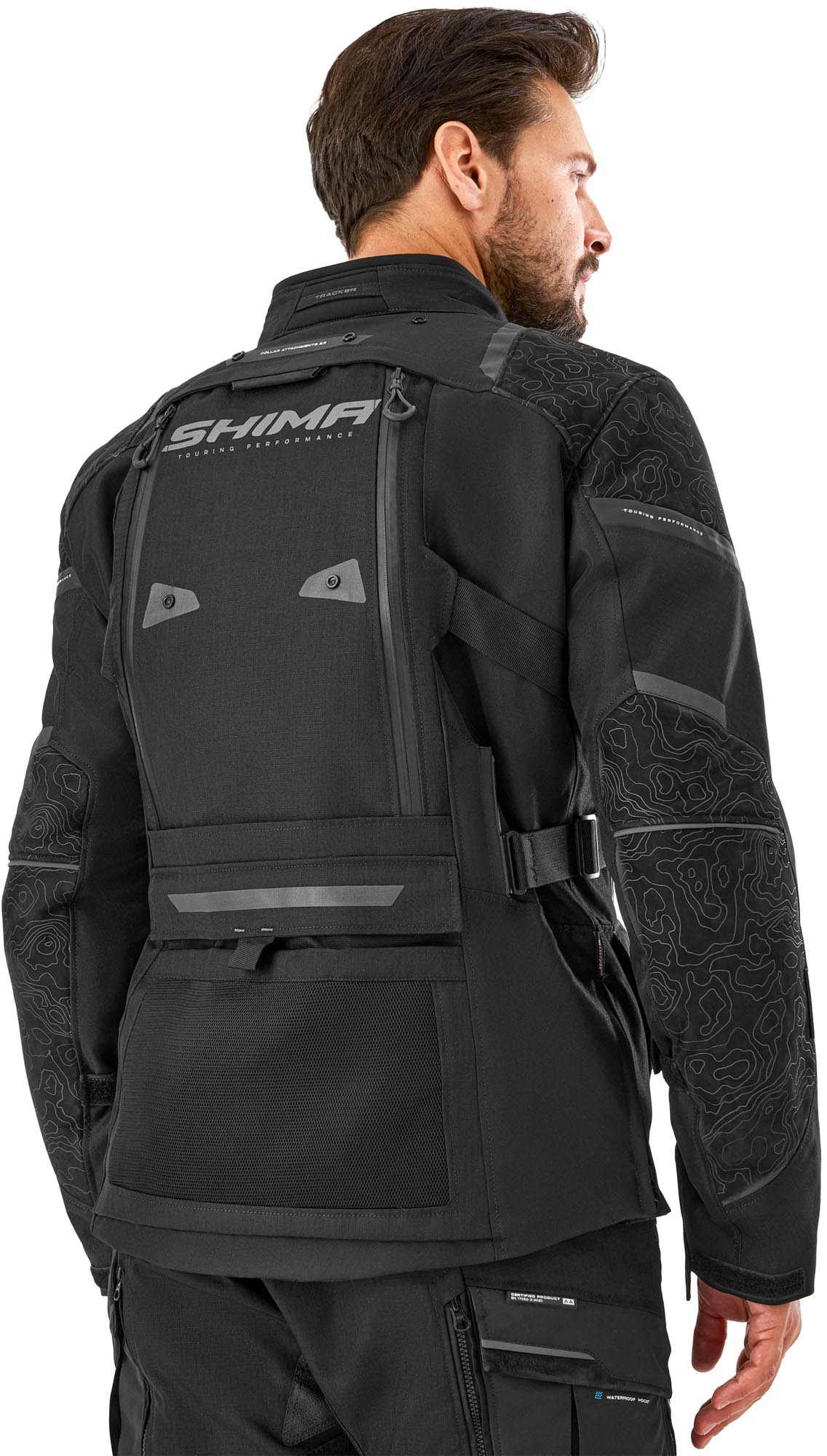 SHIMA Tracker Motorcycle Textile Jacket black 4XL Figure 4