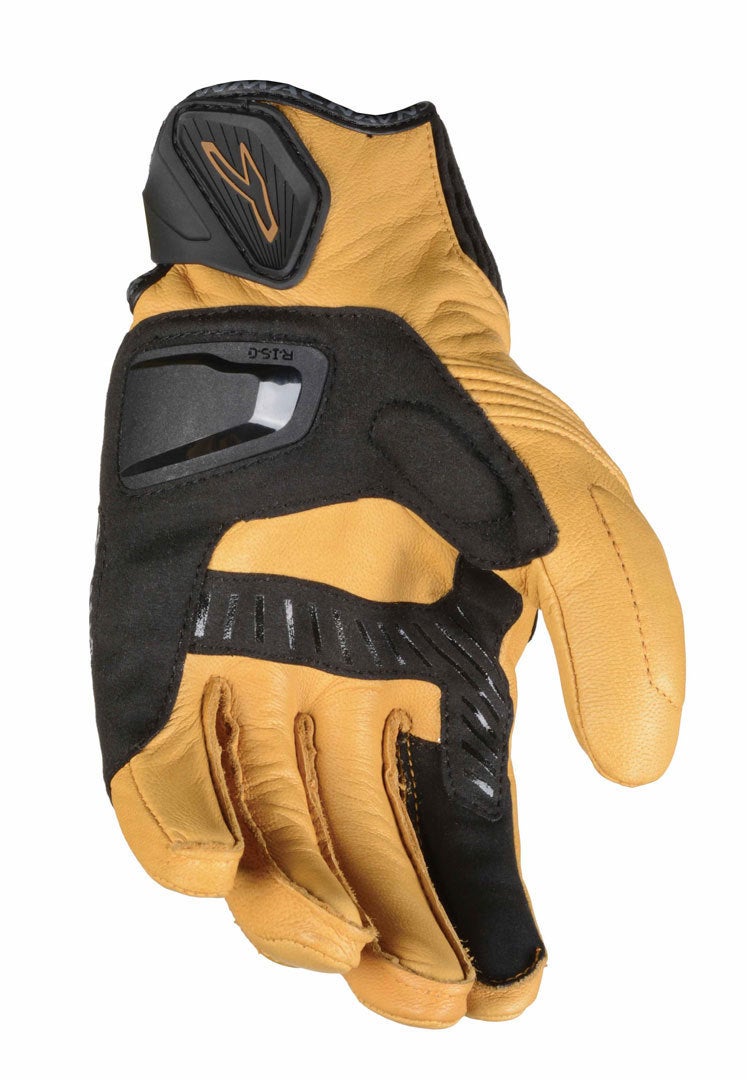 Macna Outlaw Motorrad Handschuhe gelb L Abbildung 2