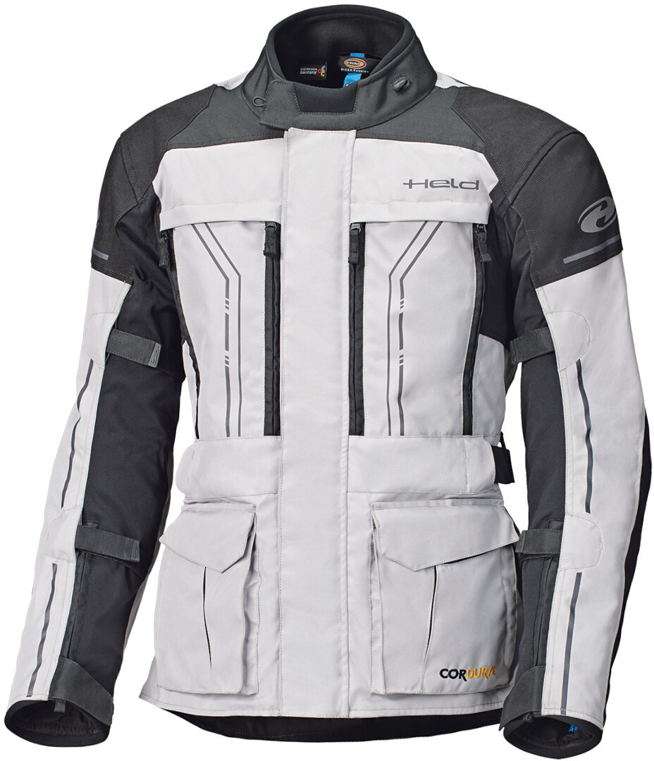 Held Pentland wasserdichte Motorrad Textiljacke grau/schwarz 6XL Abbildung 1