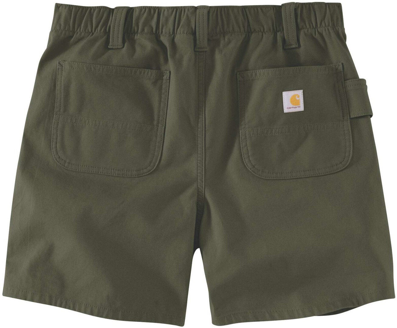 Carhartt Rugged Flex Relaxed Fit Canvas Work Dameshorts mørkegrøn 18 Figur 2