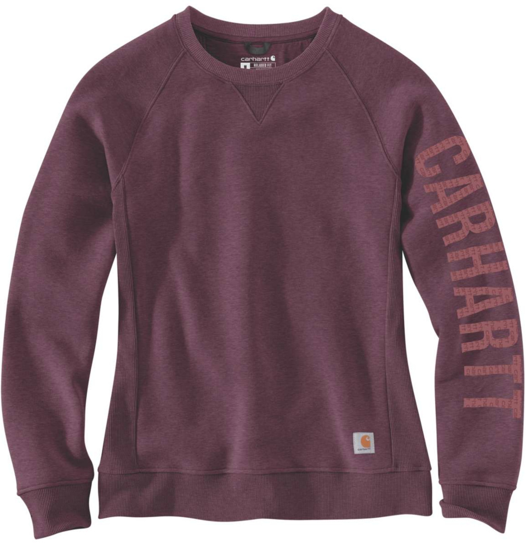 Carhartt Clarksburg Crewneck Hanorac pentru femei violet închis XS Figura 1