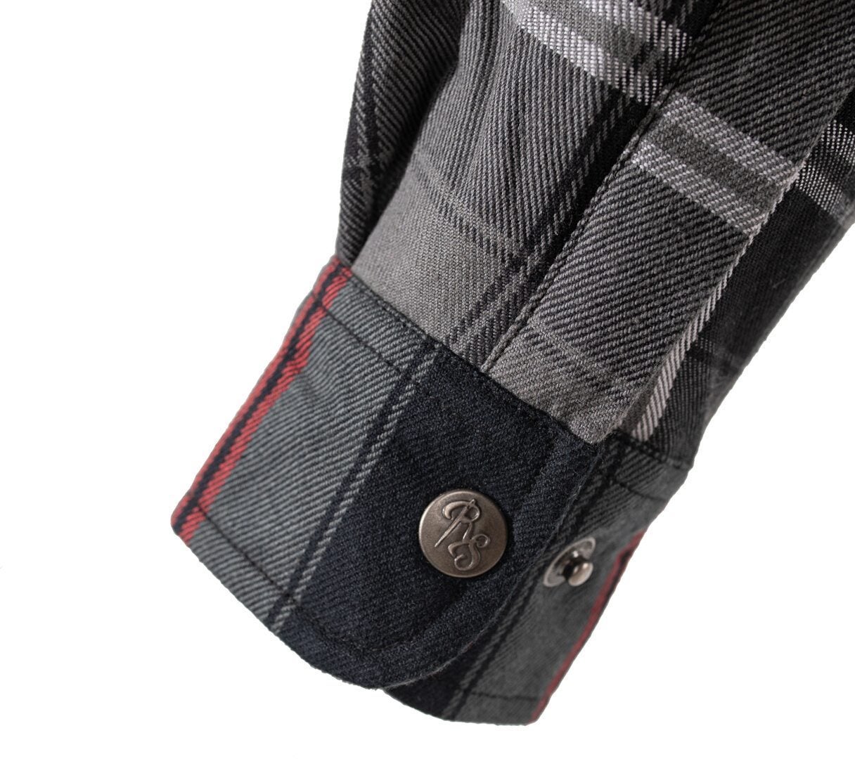 Rusty Stitches Liss V2 Camicia da moto da donna grigio/nero/bianco 40 Figura 5