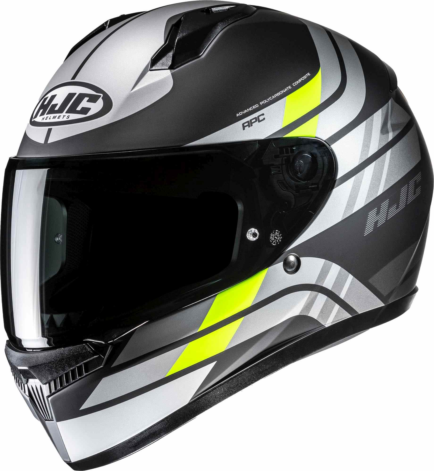 HJC C10 Hiper Helmet black/grey/yellow S (55/56) Figure 1