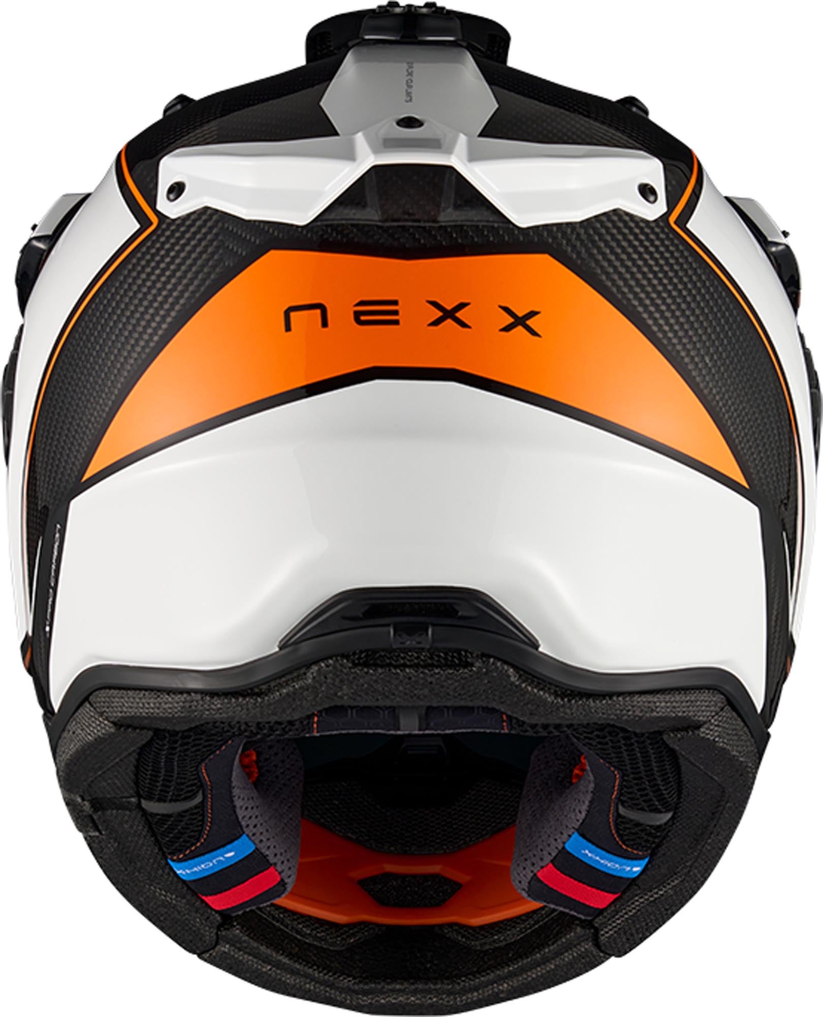Nexx X.Rally Raid Carbon Enduro-hjelm sort/hvid/orange M (57/58) Figur 5