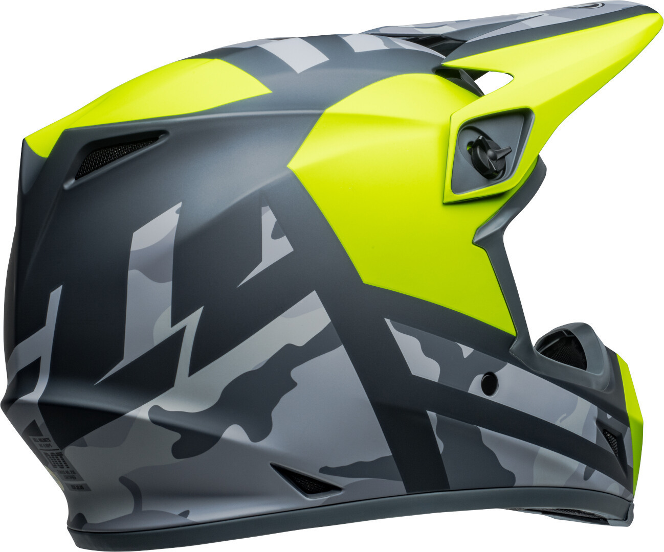 Bell MX-9 MIPS Alter Ego Cască de motocross negru/gri/galben L (59/60) Figura 8