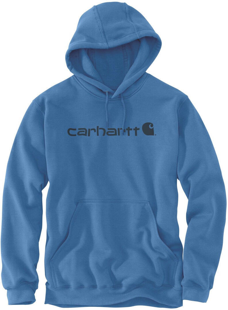 Carhartt Signature Logo Midweight パーカー エレクトリック・ブルー XL 図1