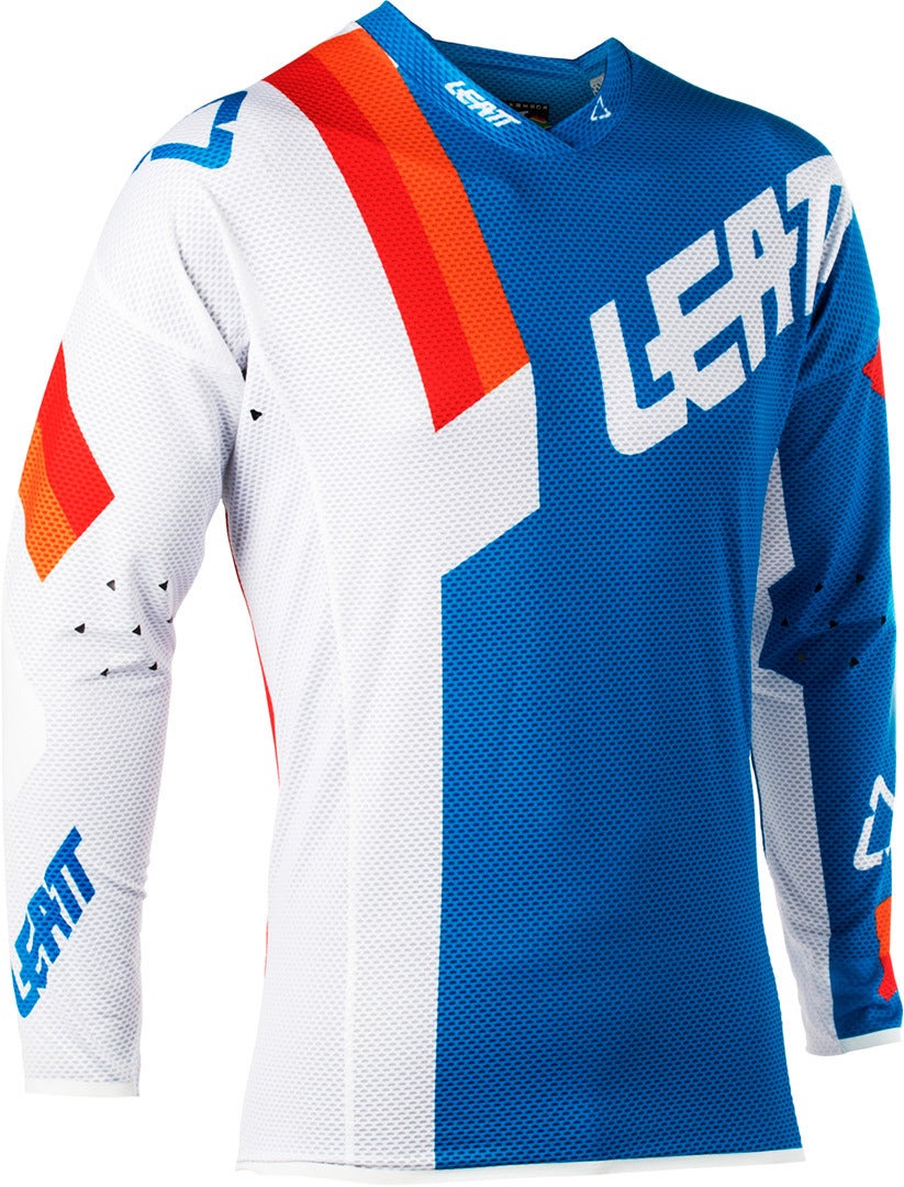 Leatt GPX 5.5 Ultraweld Jersey blu/bianco L Figura 2