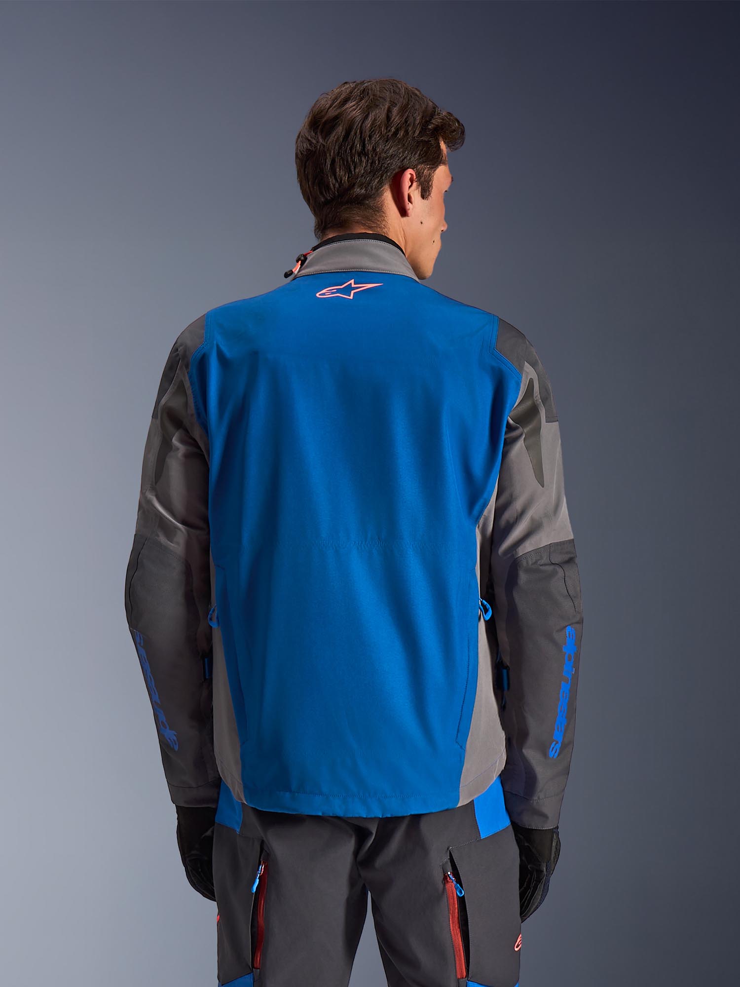 Alpinestars Maxdura Drystar XF waterproof Motorcycle Textile Jacket blue/grey M Figure 5