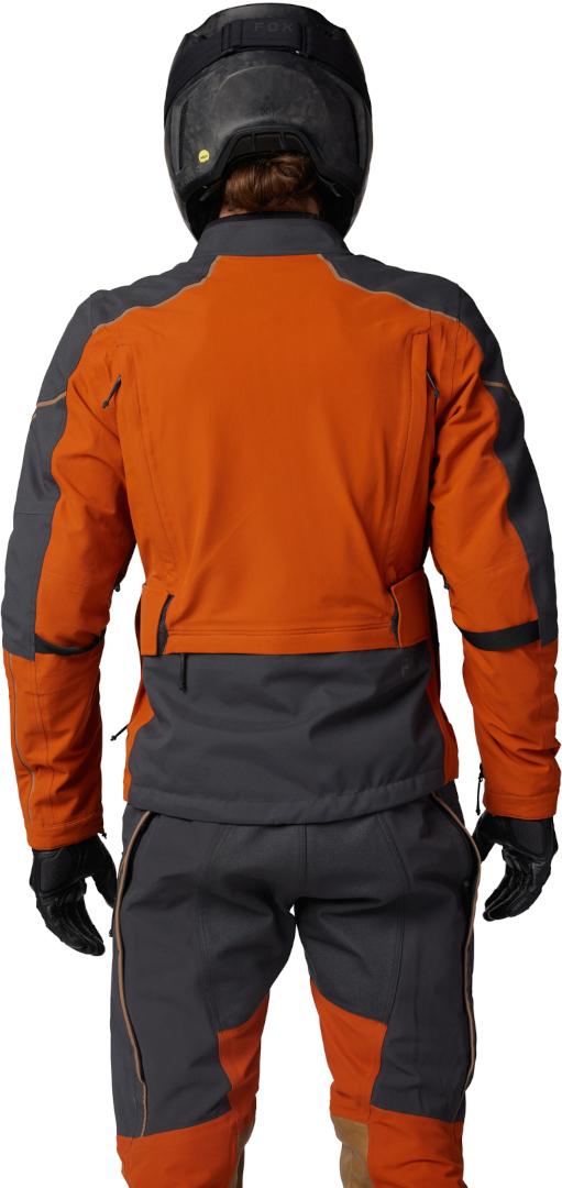 FOX Defend GORE-TEX ADV Motorrad Textiljacke orange/grau M Abbildung 7