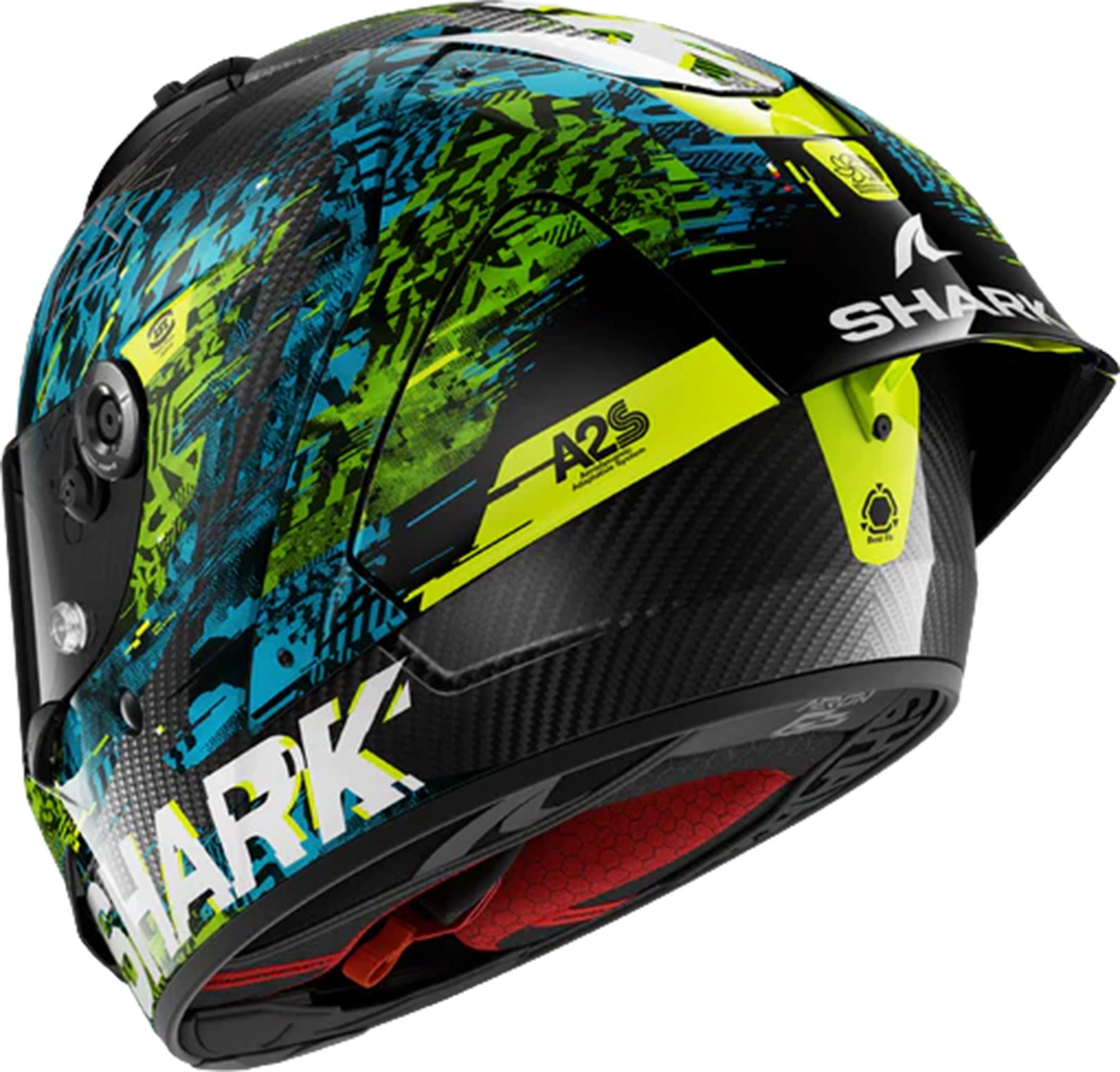 Shark Aeron-GP FM Racing #2 Speed-VIB Casque bleu/vert M (57/58) Figure 2