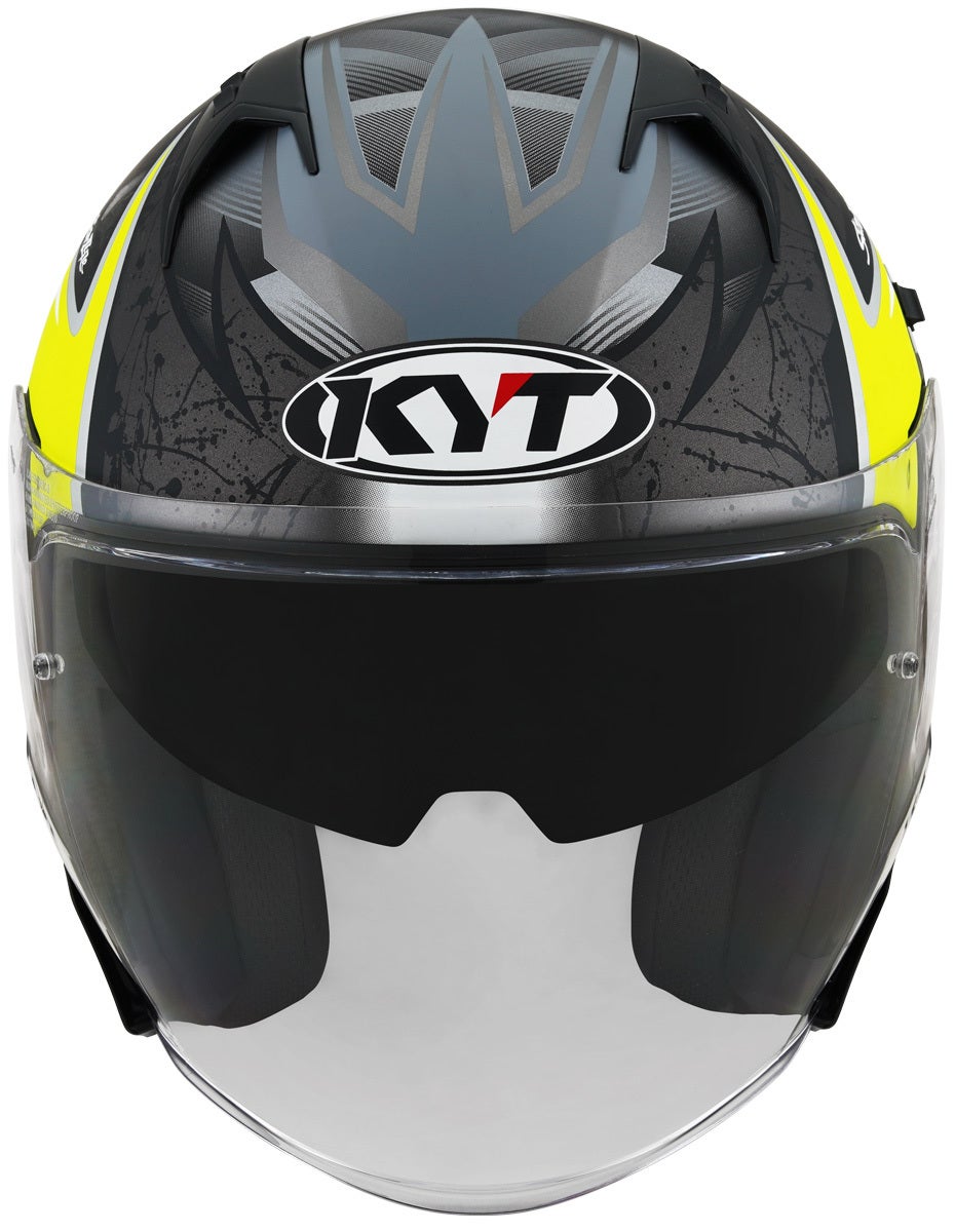 KYT NF-J Attitude Capacete a jato preto/amarelo XS (53/54) Figura 8