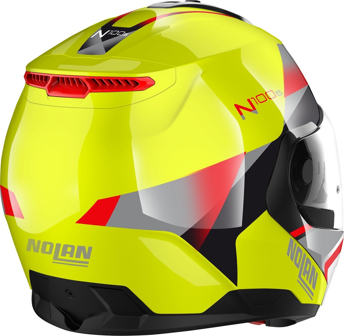 Nolan N100-6 Paloma N-Com Casco nero/giallo/rosso L (60) Figura 4