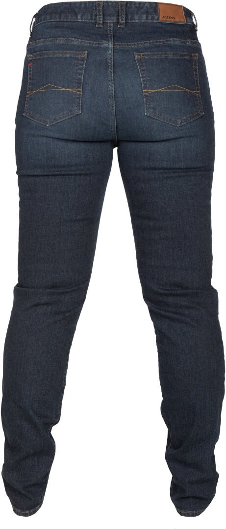 Klim Betty Tapered Stretch Dame Motorcykel Jeans mørkeblå 2/29 Figur 4