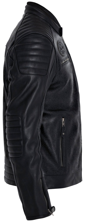 John Doe Dexter Motorrad Lederjacke schwarz M Abbildung 4