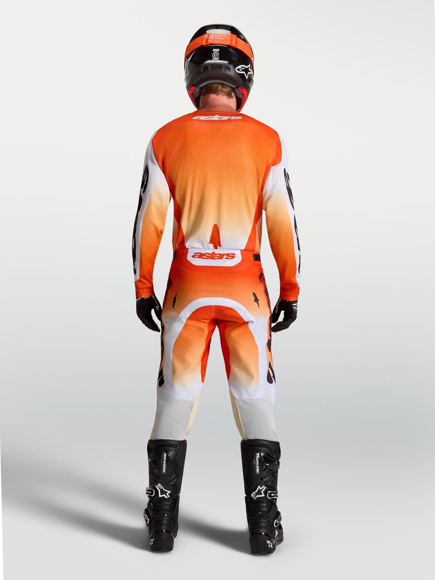 Alpinestars Racer Amber Maglia Motocross Arancione/Nero S Figura 10