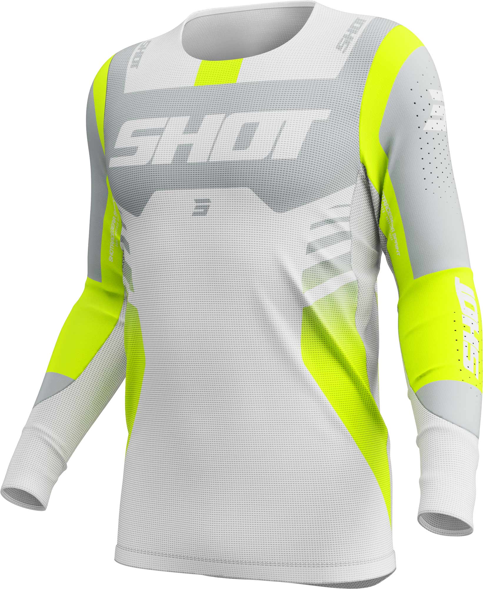 Shot Men's Grey Aerolite Sprint Motocross Jersey