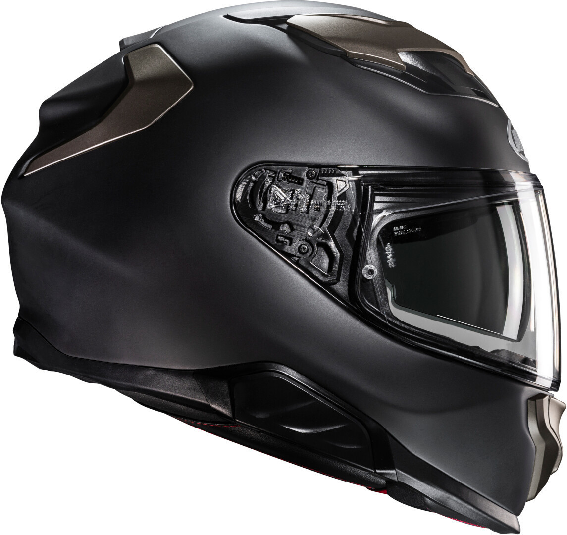 HJC F71 Solid Hjälm Svart/Titanium S (55/56) Figur 4