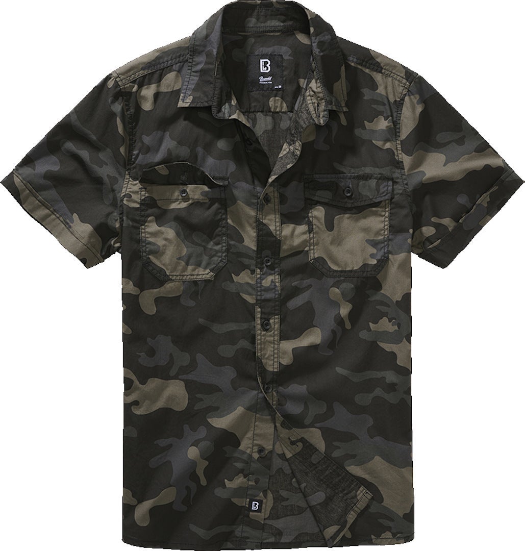 Brandit Roadstar Kurzarmhemd dunkles camouflage L Abbildung 1