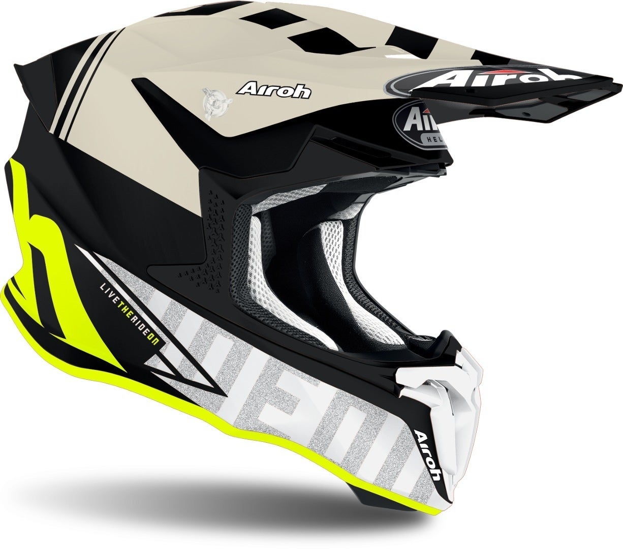 Airoh Twist 2.0 Tech Casco motocross Giallo opaco M (57/58) Figura 2