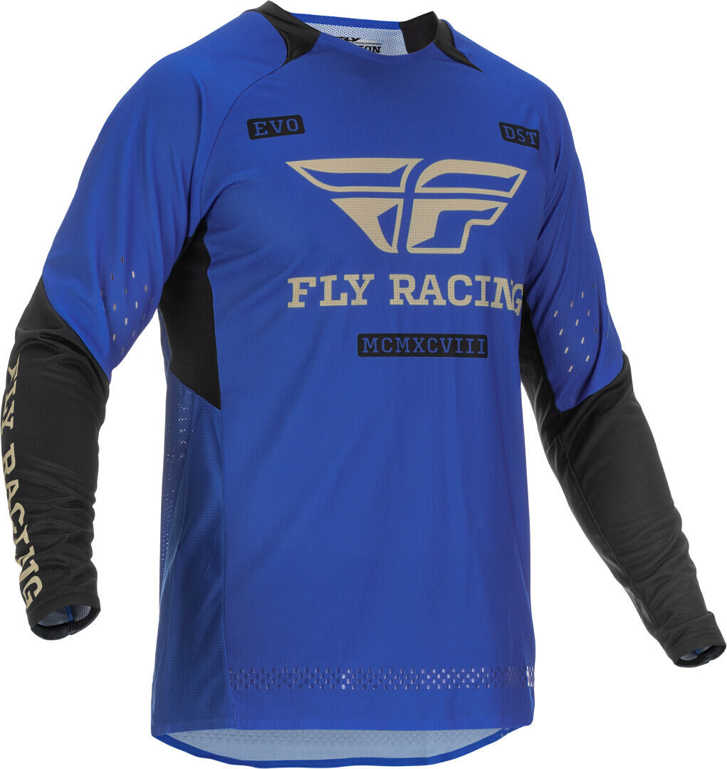 Fly Racing Evolution Motocross Jersey azul/preto M Figura 1