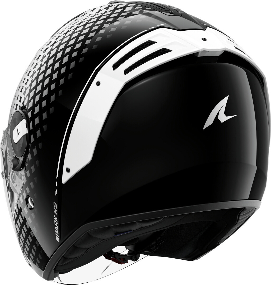 Shark RS Jet Stride Jet hjälm svart/vitt XS (53/54) Figur 3