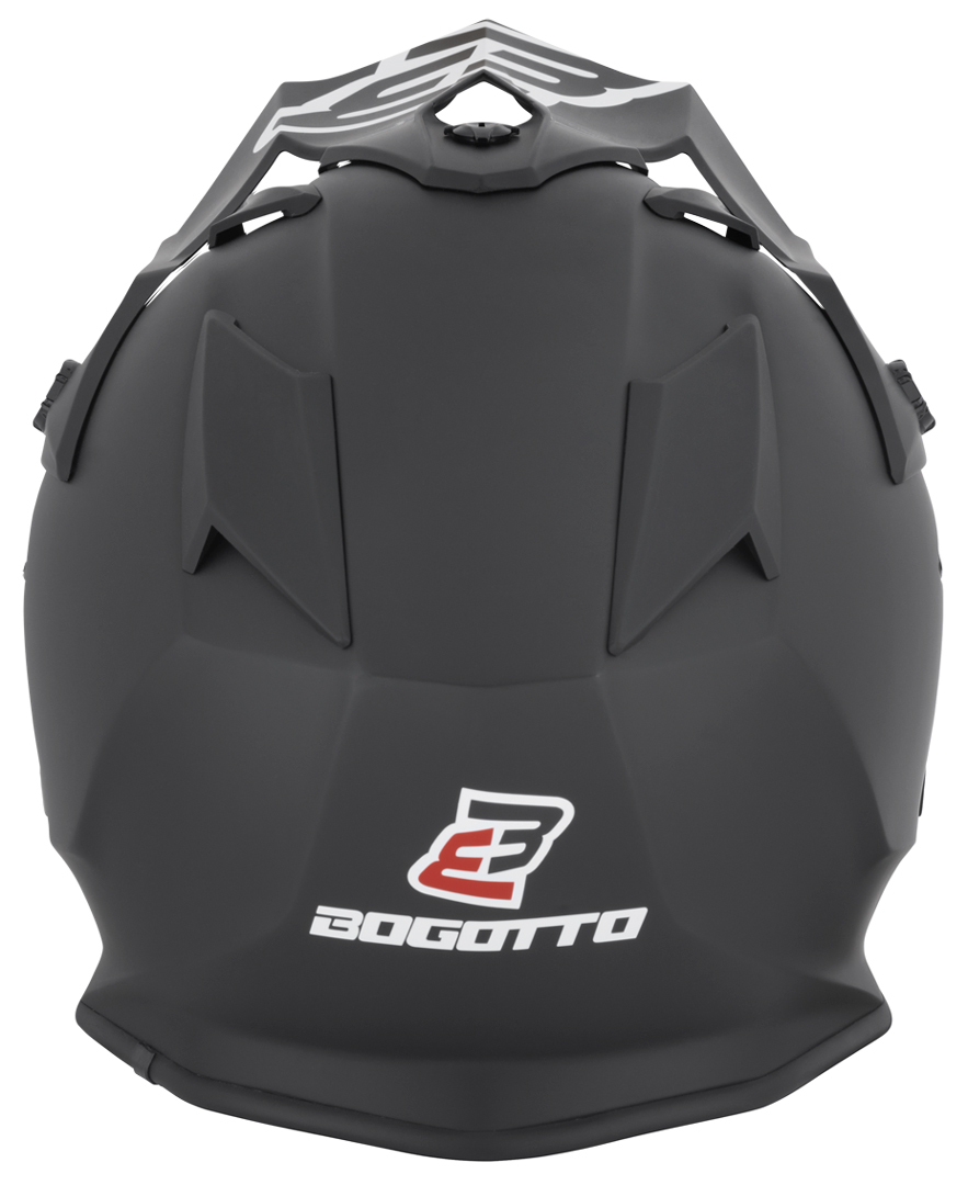 Bogotto V328 Cască de motocross din fibră de sticlă negru XL Figura 2