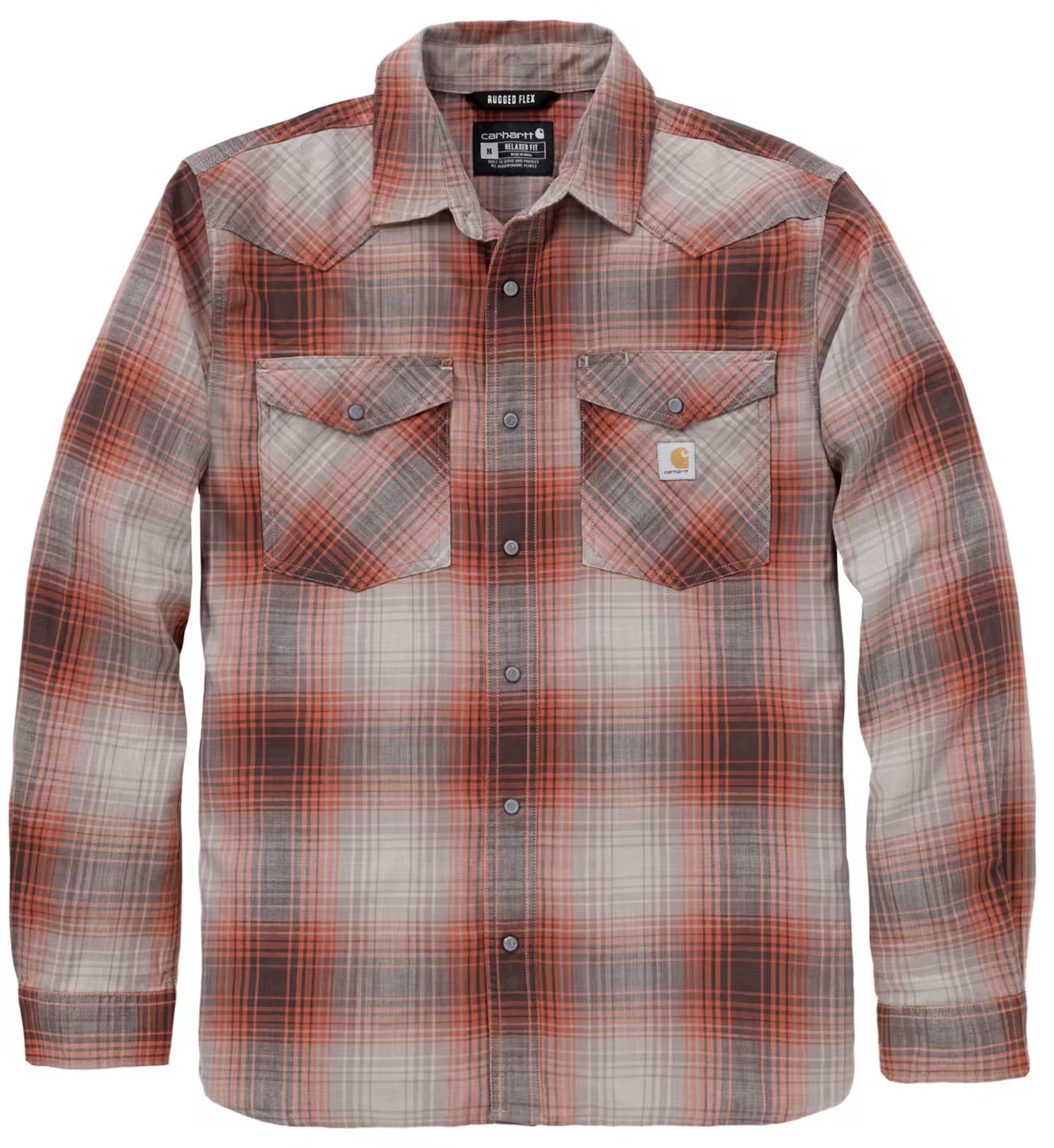 Carhartt Montana Bozeman Relaxed Plaid Camicia rosso S Figura 1