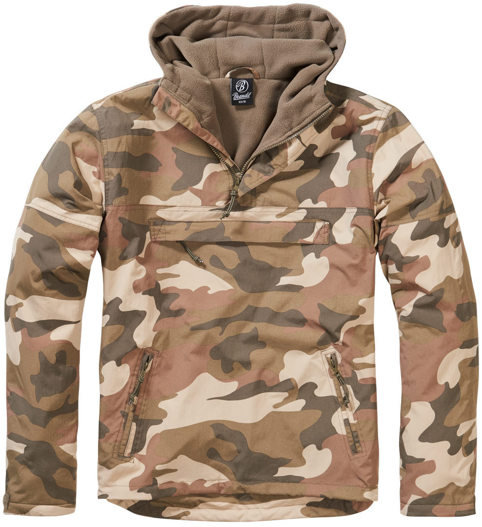 Brandit Windbreaker Jacket brown/sand M Figure 1
