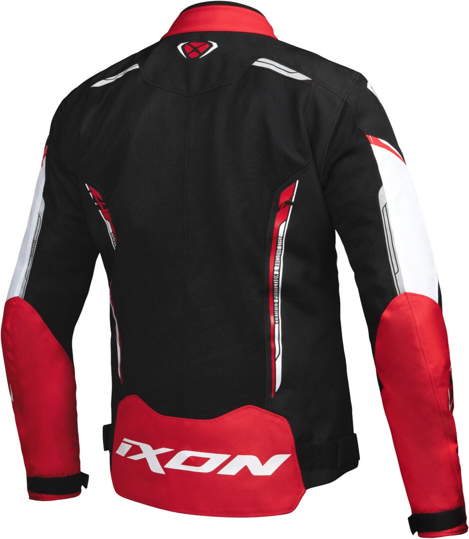 Ixon Striker Air Motorcycle Textile Jacket black/white/red XXL Figure 2
