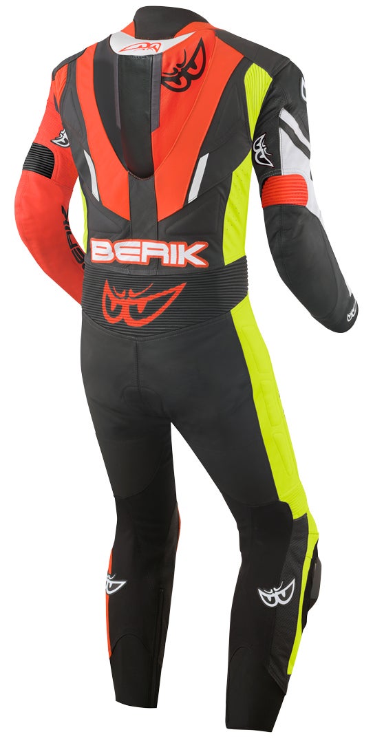 Berik Metric Evo One Piece Motorcycle Leather Suit black/red/yellow 48 Figure 2