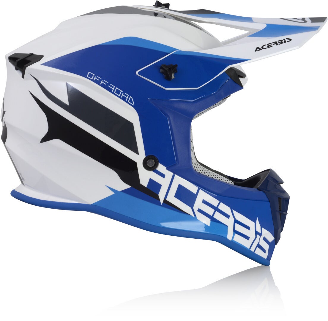 Acerbis Linear Motocross Helmet white/blue XXL (63/64) Figure 5