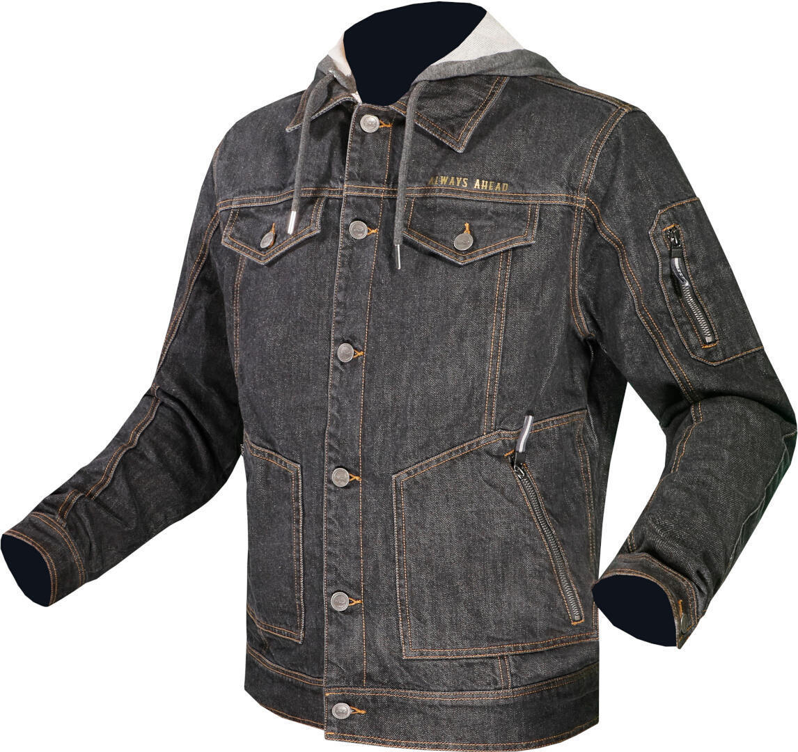 LS2 Oaky Dame motorcykel tekstiljakke Sort L Figur 2