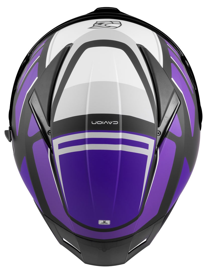 FC-Moto FF130SV Cavion Casco nero opaco/viola M Figura 6