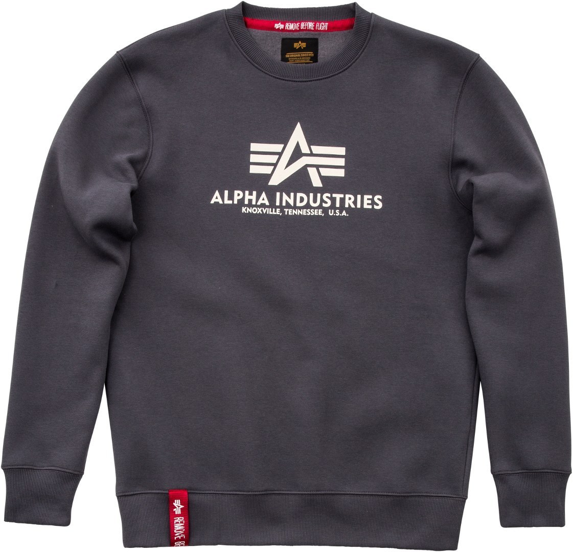 Alpha Industries Basic Camisola Cinza escuro L Figura 1