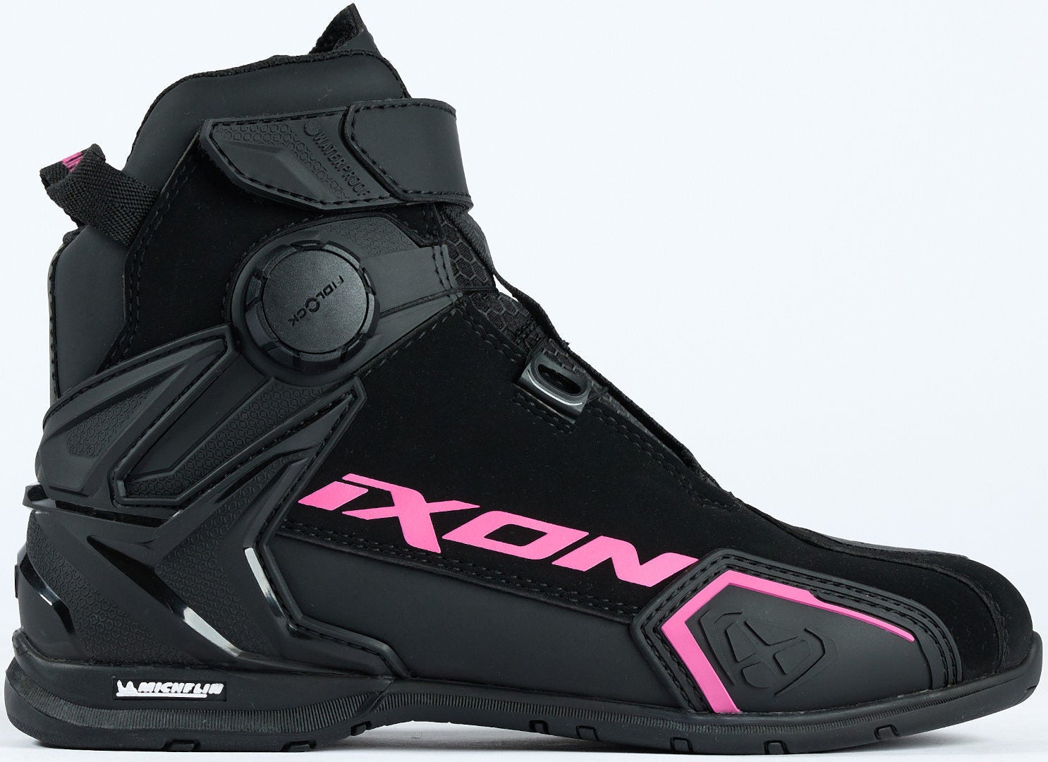 Ixon Bull 2 Vandtætte damer motorcykelsko sort/pink 41 Figur 3