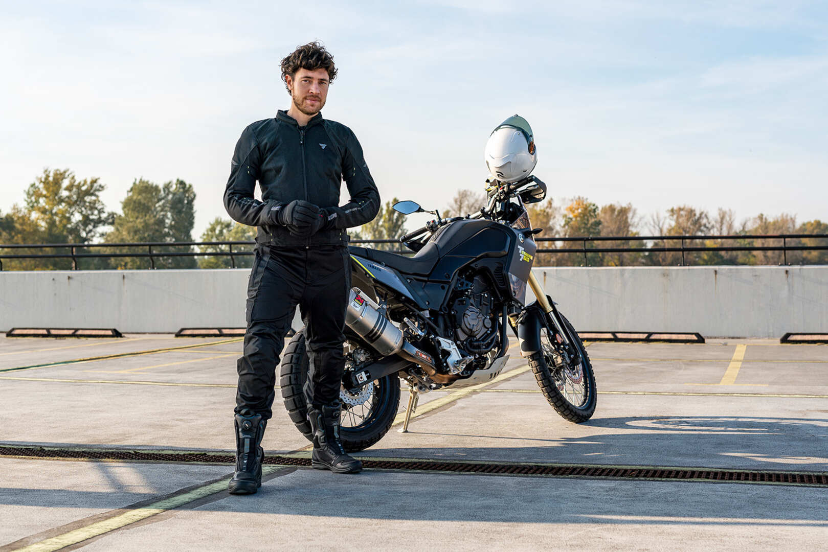 SHIMA Jet waterproof Motorcycle Textile Jacket black XL Figure 4