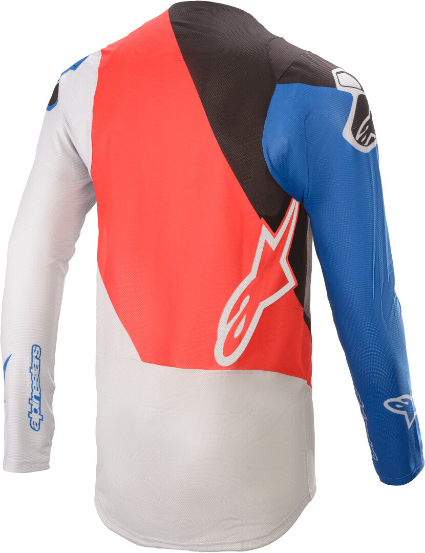 Alpinestars Supertech Blaze Motocross Jersey red/blue/white M Figure 2