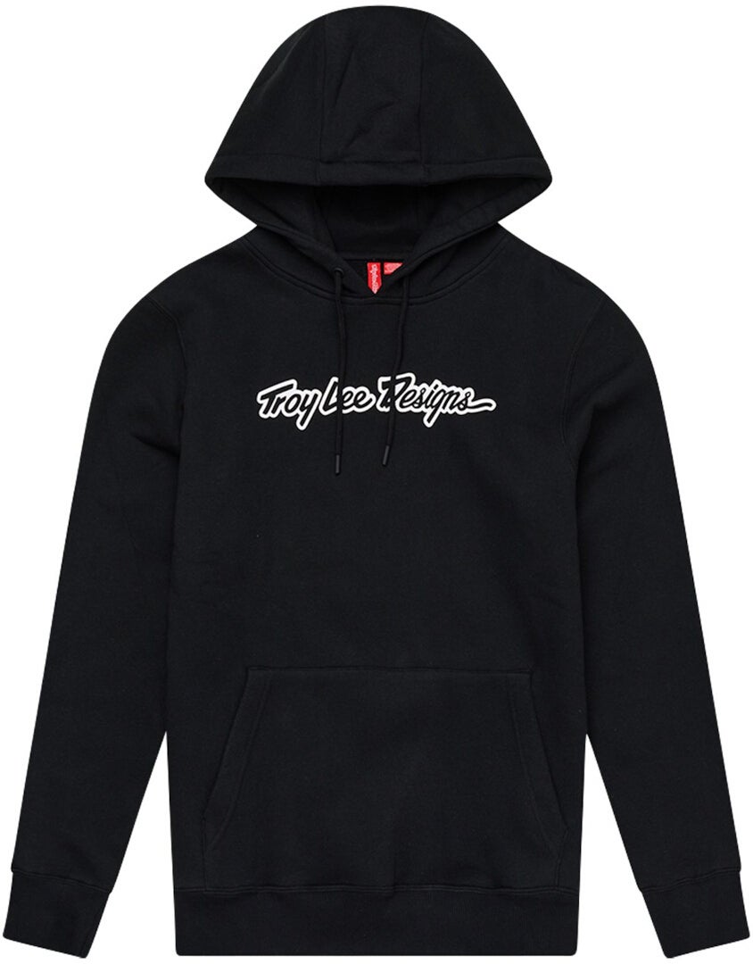 Troy_lee_designs Men's Black/White Troy Lee Designs Signature Hoodie