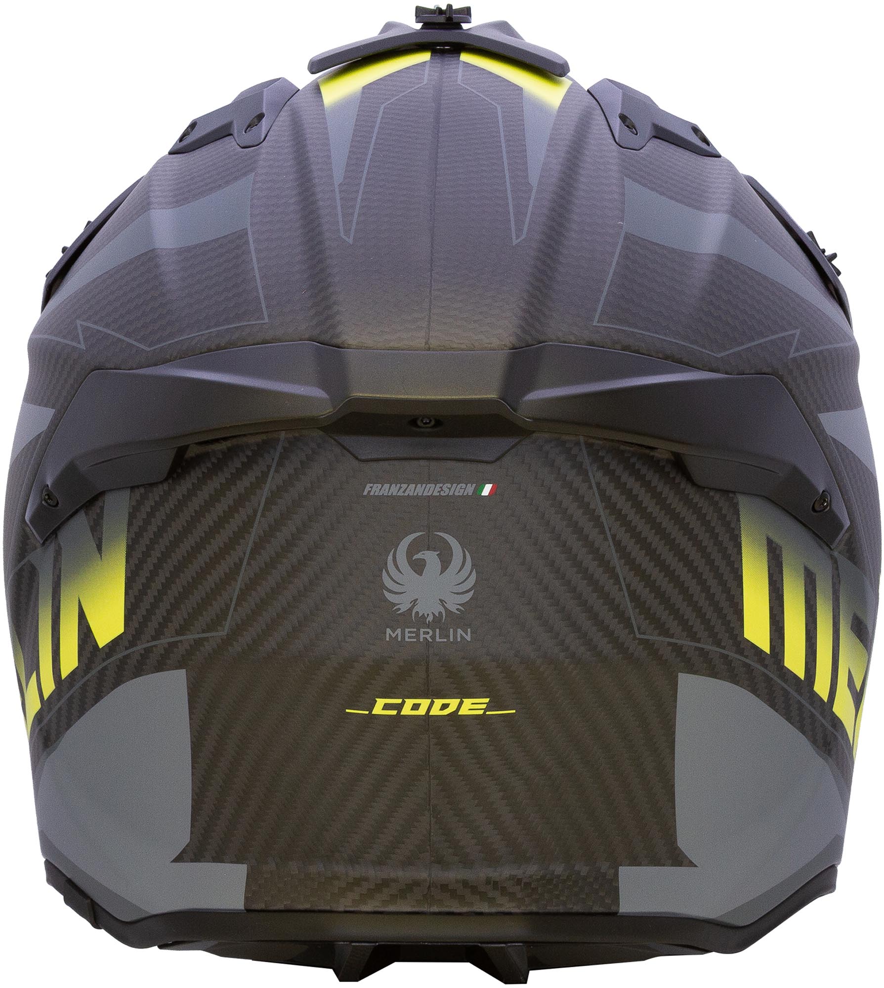 Merlin Recon Code Matt Carbon Motocross Helm M (57/58) Abbildung 3