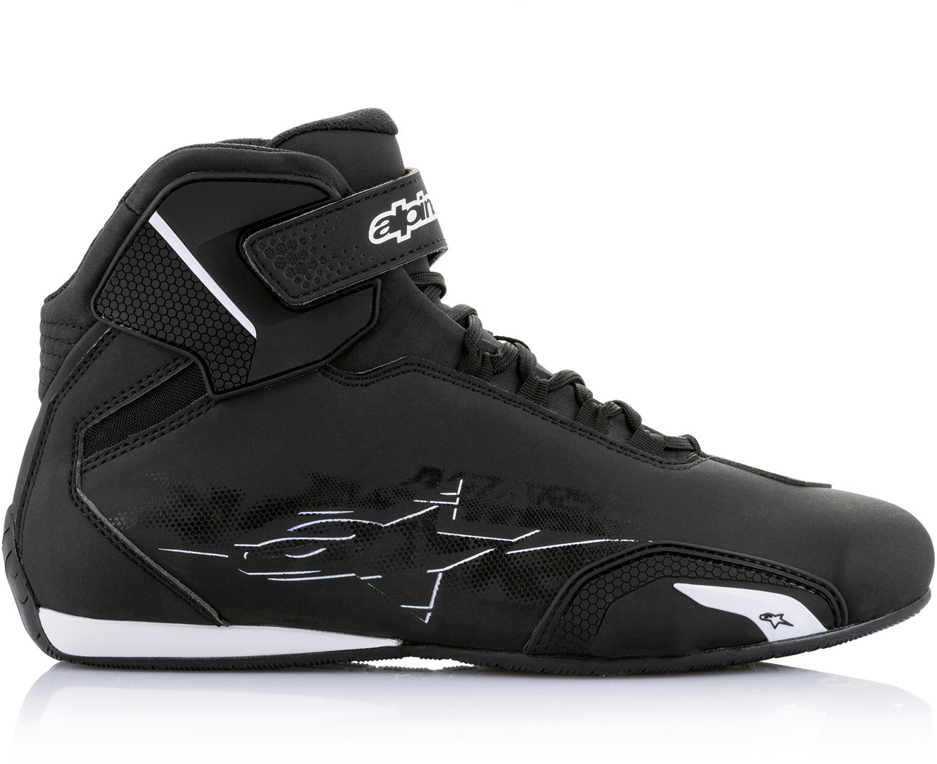 Alpinestars Sektor Pantofi de motocicletă alb/negru 38,5 Figura 5