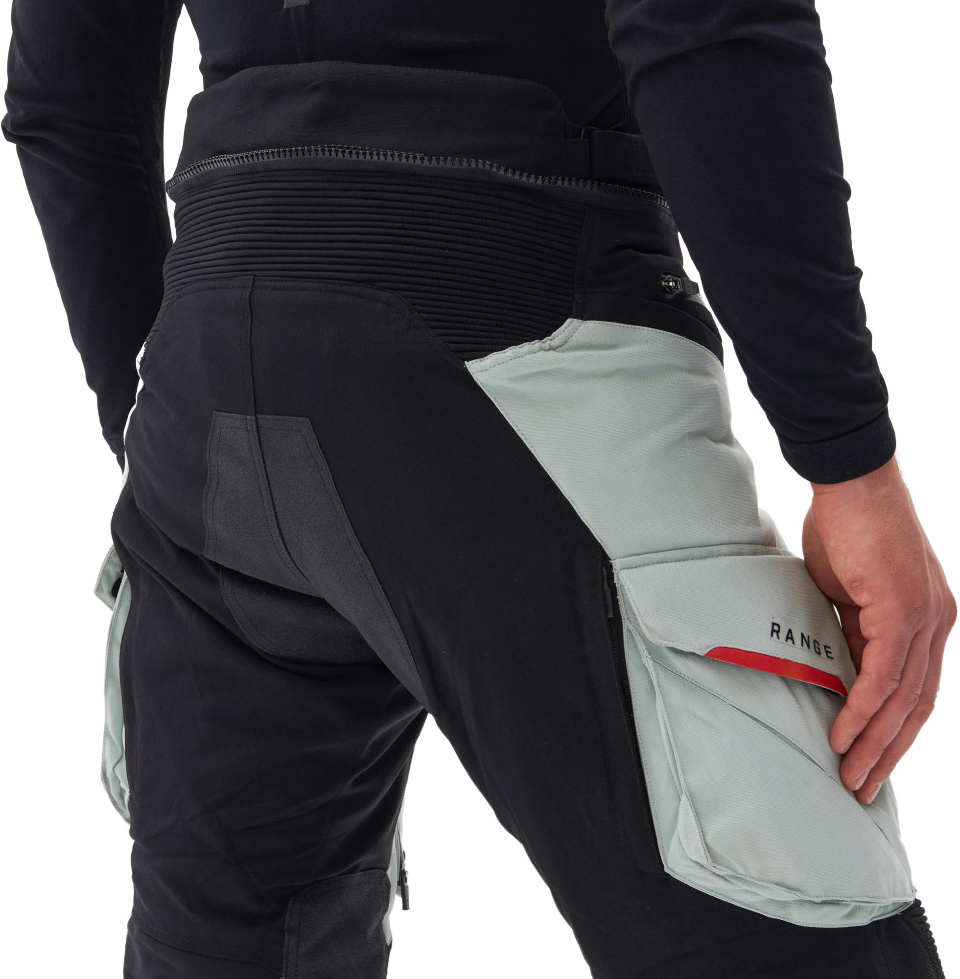 Rebelhorn Range waterproof Motorcycle Textile Pants grey/black/red S Figure 8