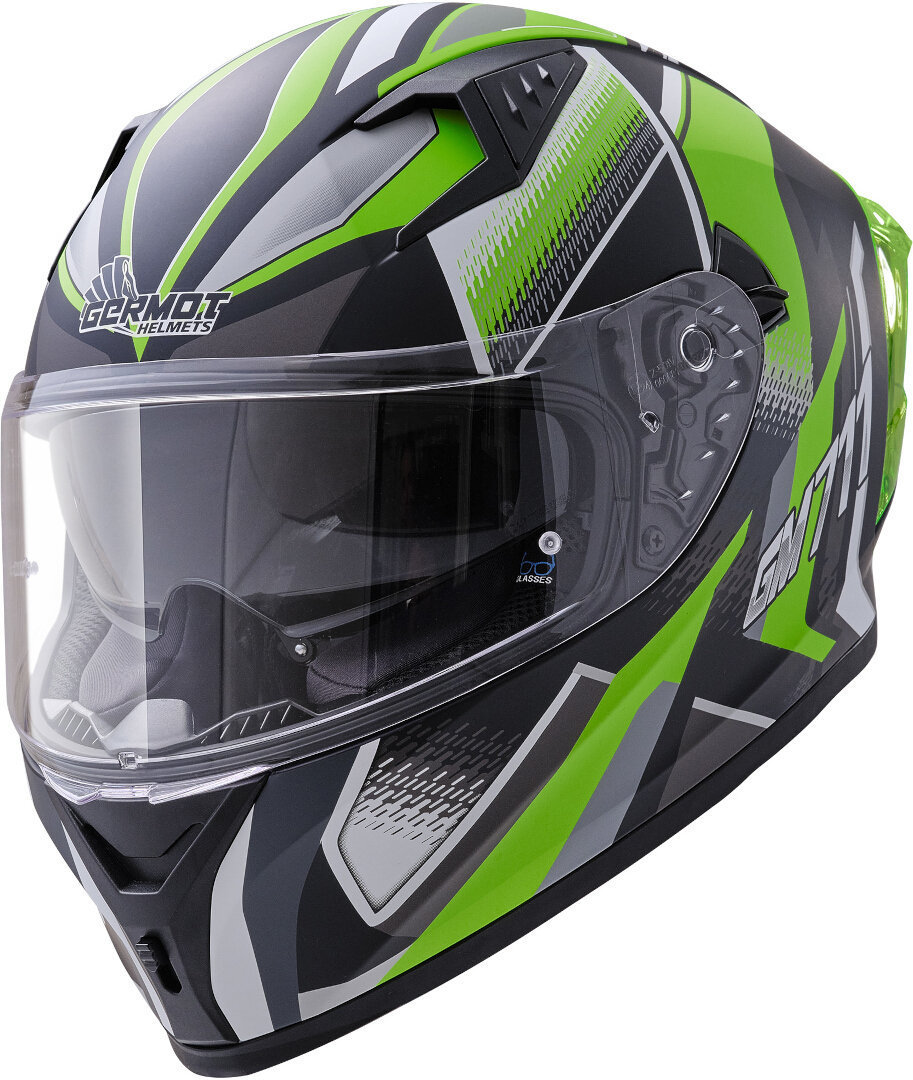 gm motorcycle helmets Daytona Glide Flip Up Modular Helmet Gun Metal Gray Metallic TRUE DOT Approved One shell size with removable Gm 49y Charge Helmet Black/Blue/Green
