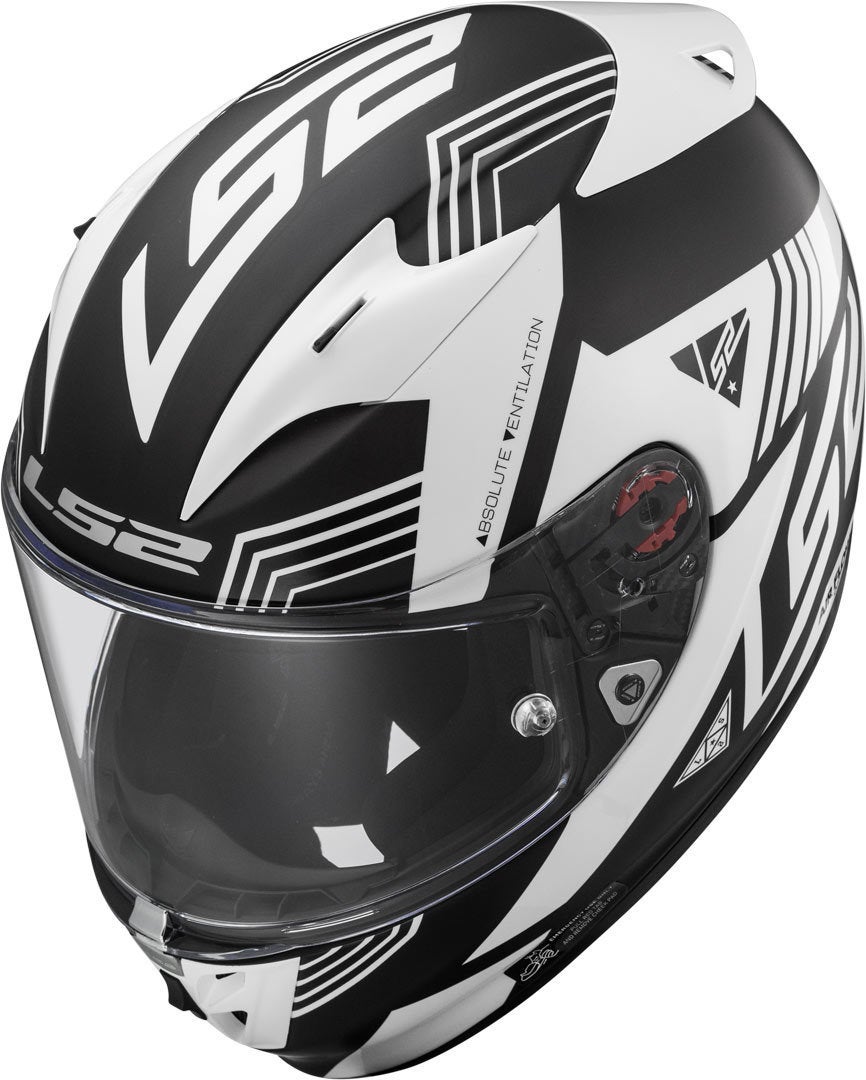LS2 FF323 Arrow R Evo Helmet black matt/white XL (61/62) Figure 3