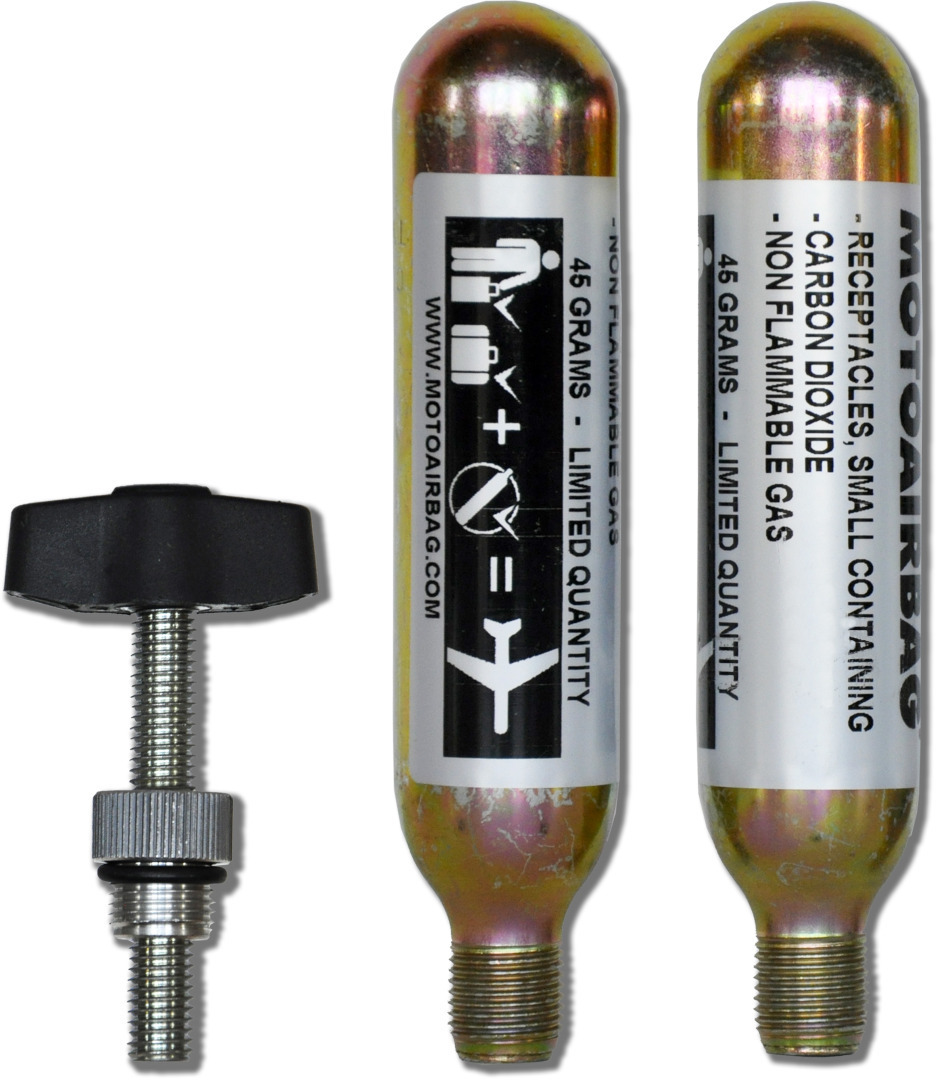 Motoairbag Kit 2 CO2 Cartușe Figura 1