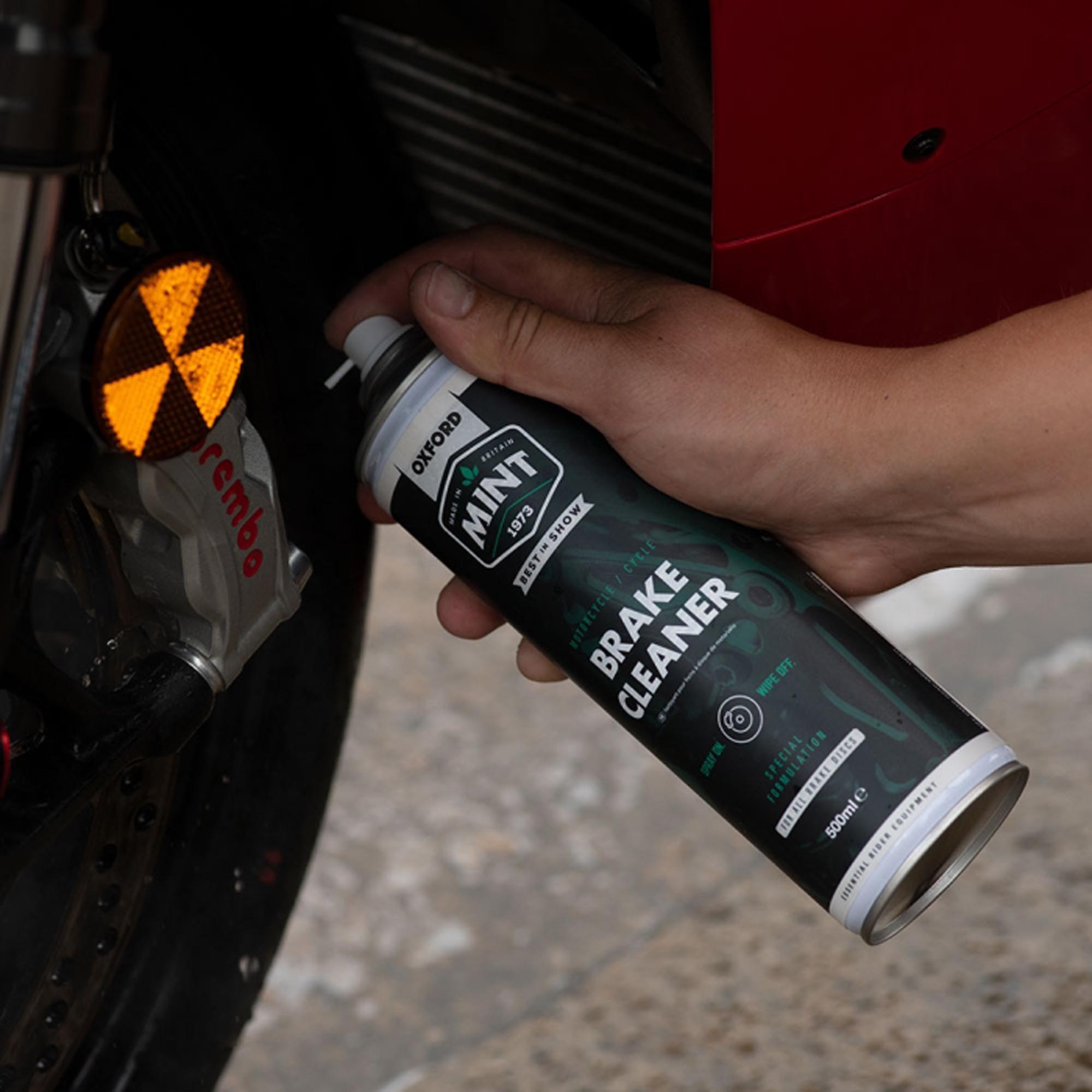 Side view of Oxford Mint Brake Cleaner 500ml