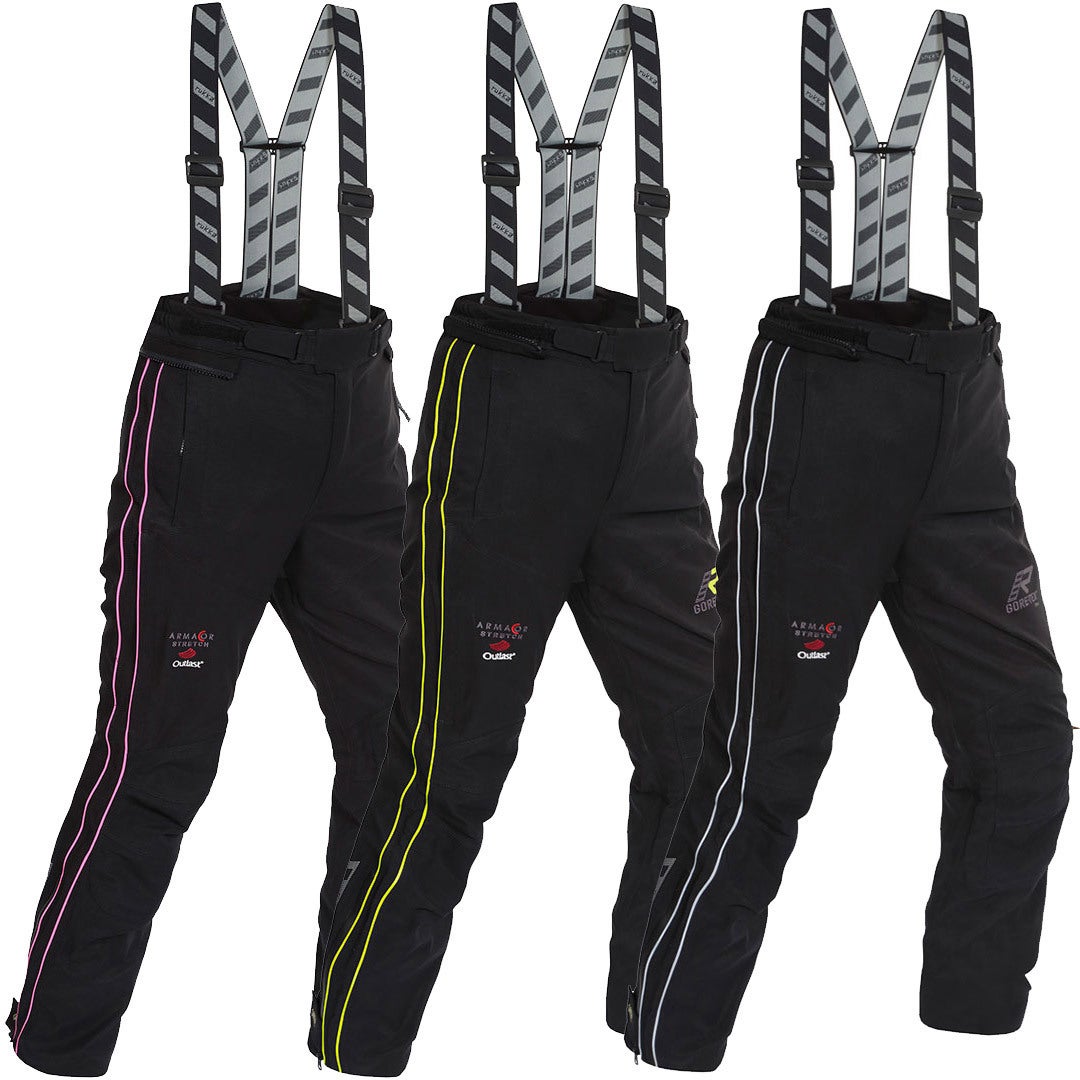 Rukka Orbita Gore-Tex Pantalon textile de moto de dames noir/orange Short 36 Figure 1