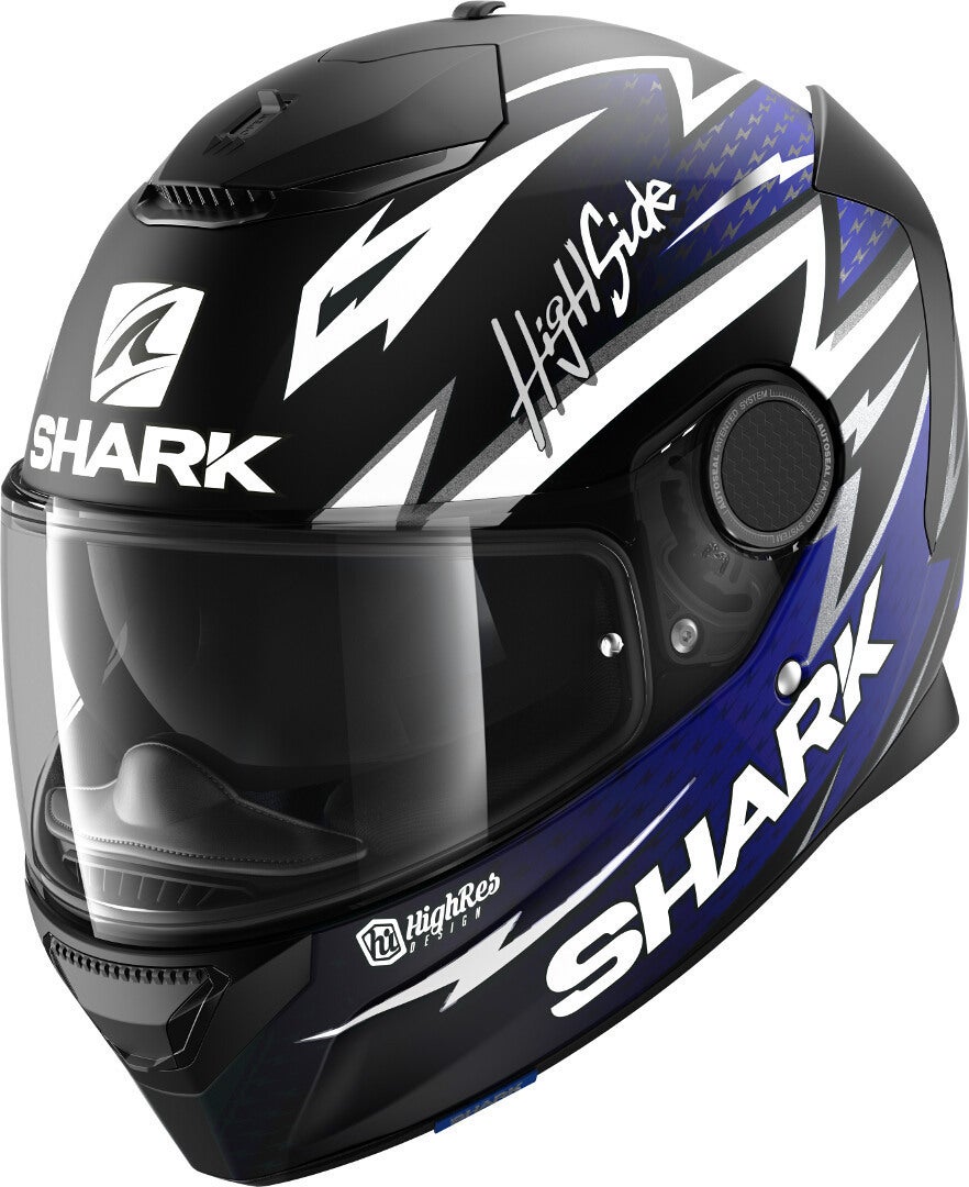 Shark Spartan Adrian Parassol Mat Helmet anthracite/blue/white M (57/58) Figure 1